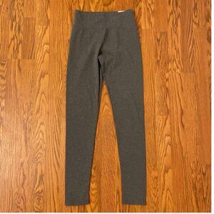 NEW Aerie Feel Comfy Everyday Stretch Cotton Leggings Gray Small